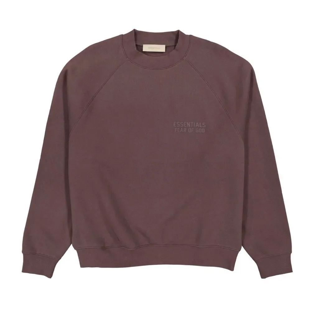 Essentials Crewneck Sweatshirt in Mauve Brown